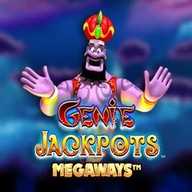 Logo of Genie Jackpots Megaways from Blueprint Gaming at A1 Casino