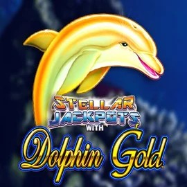 Dolphin Gold with Stellar Jackpots slot logo by Lightning Box Game at A1 CasinoDolphin Gold with Stellar Jackpots