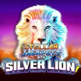 Stellar Jackpots with Silver Lion logo by Lightning Box Game at A1 CasinoStellar Jackpots with Silver Lion